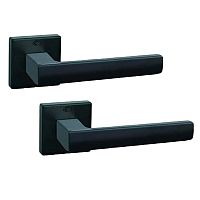 Ручки на розетте CONVEX 1605 (2145) черный матовый